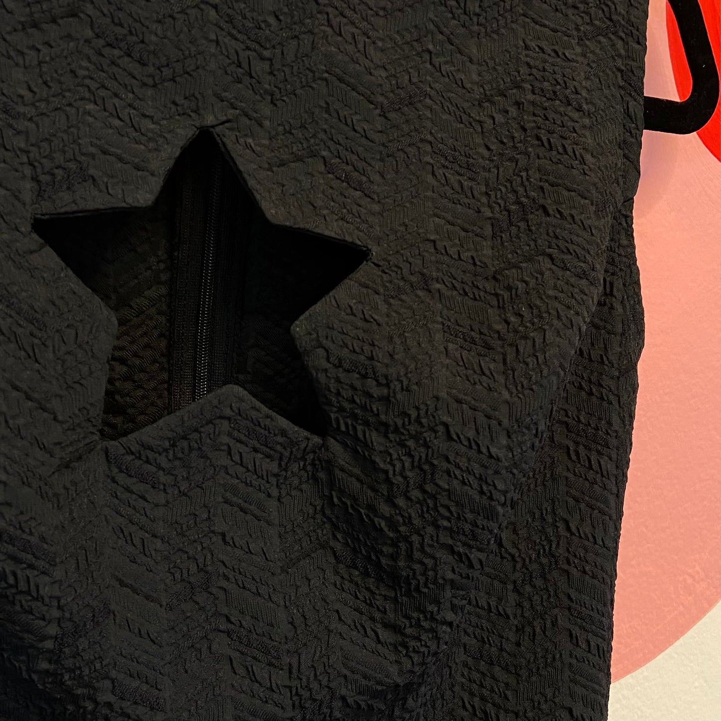 Puffy Black Star Top