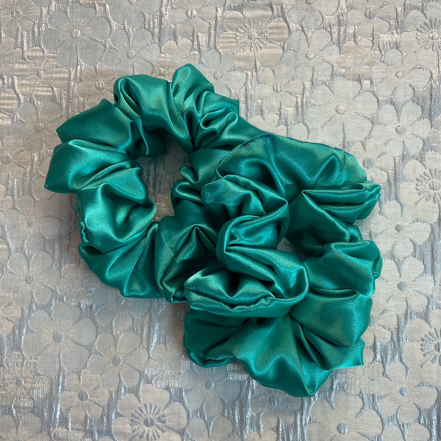 “Shiny” Satin Scrunchies