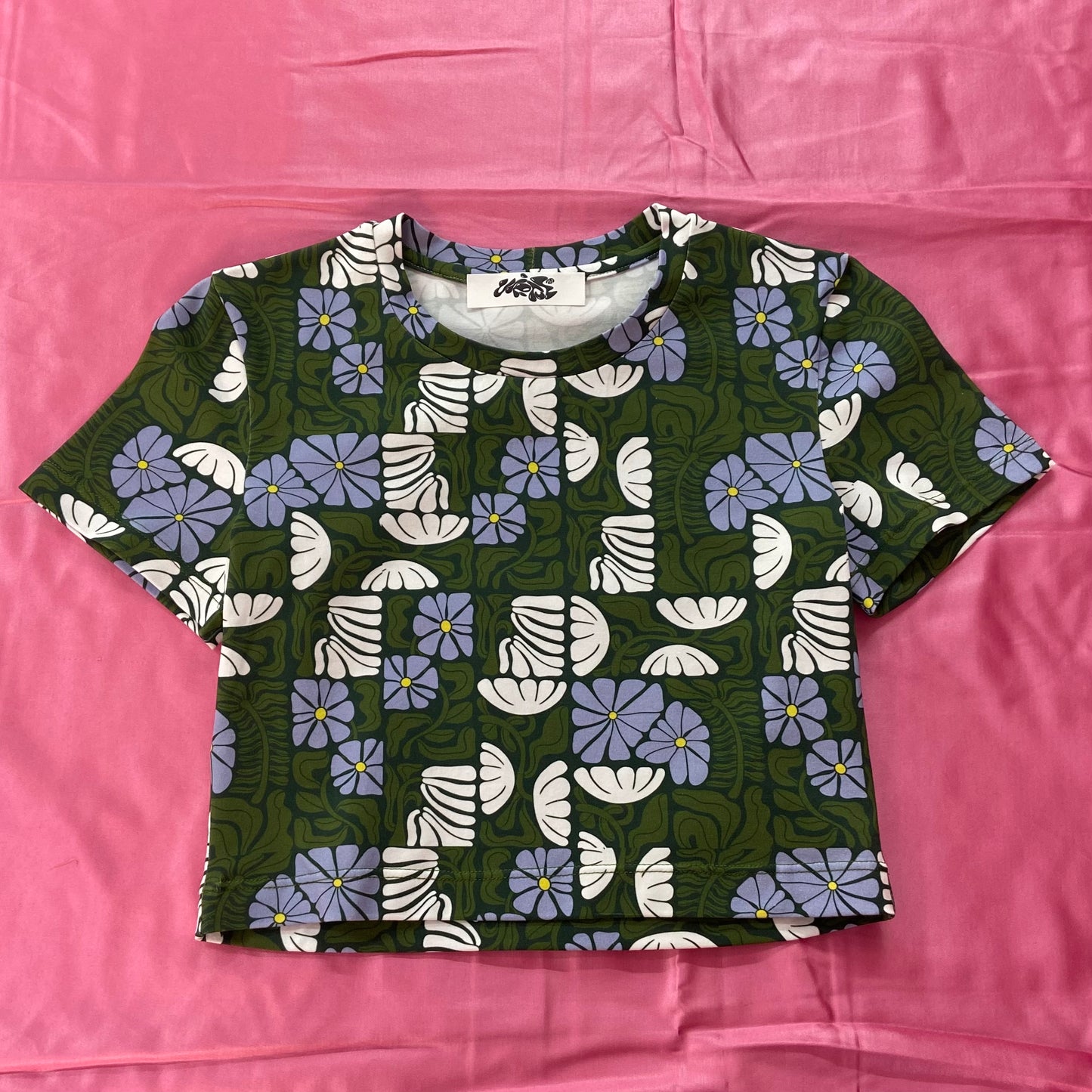 "Urban Flower" Crop Shirt