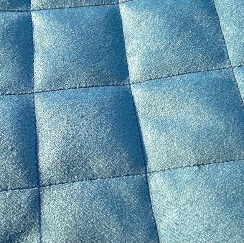 Blue Velvet Pouch