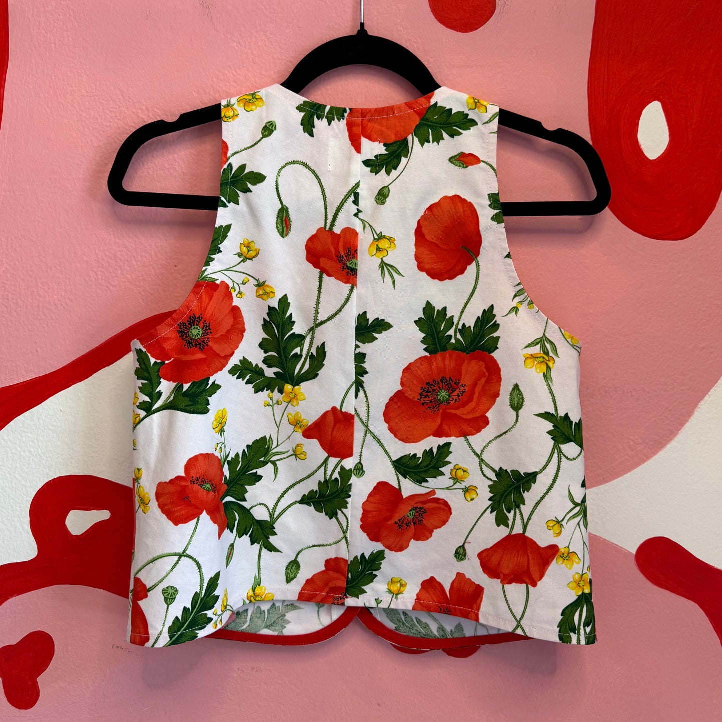 Poppy Tablecloth Vest