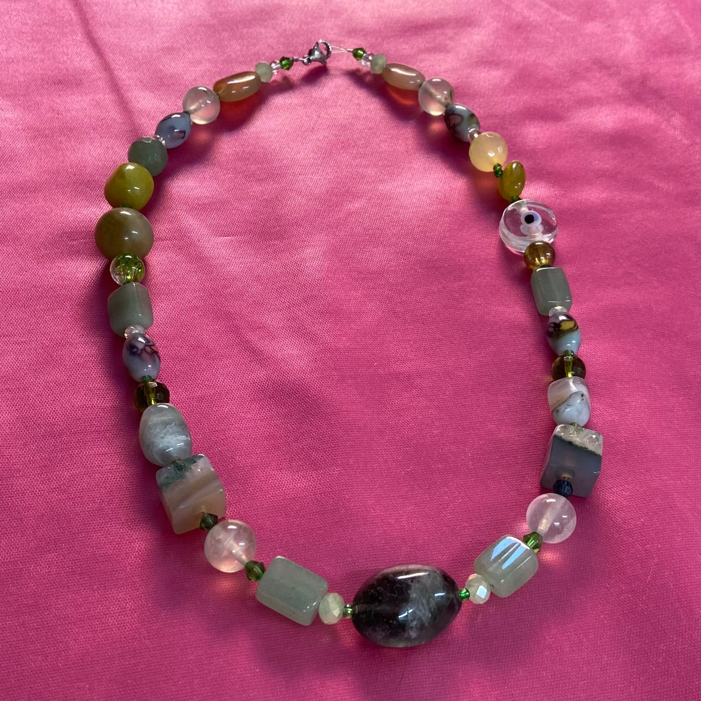 "Black Stone" Murano Necklace