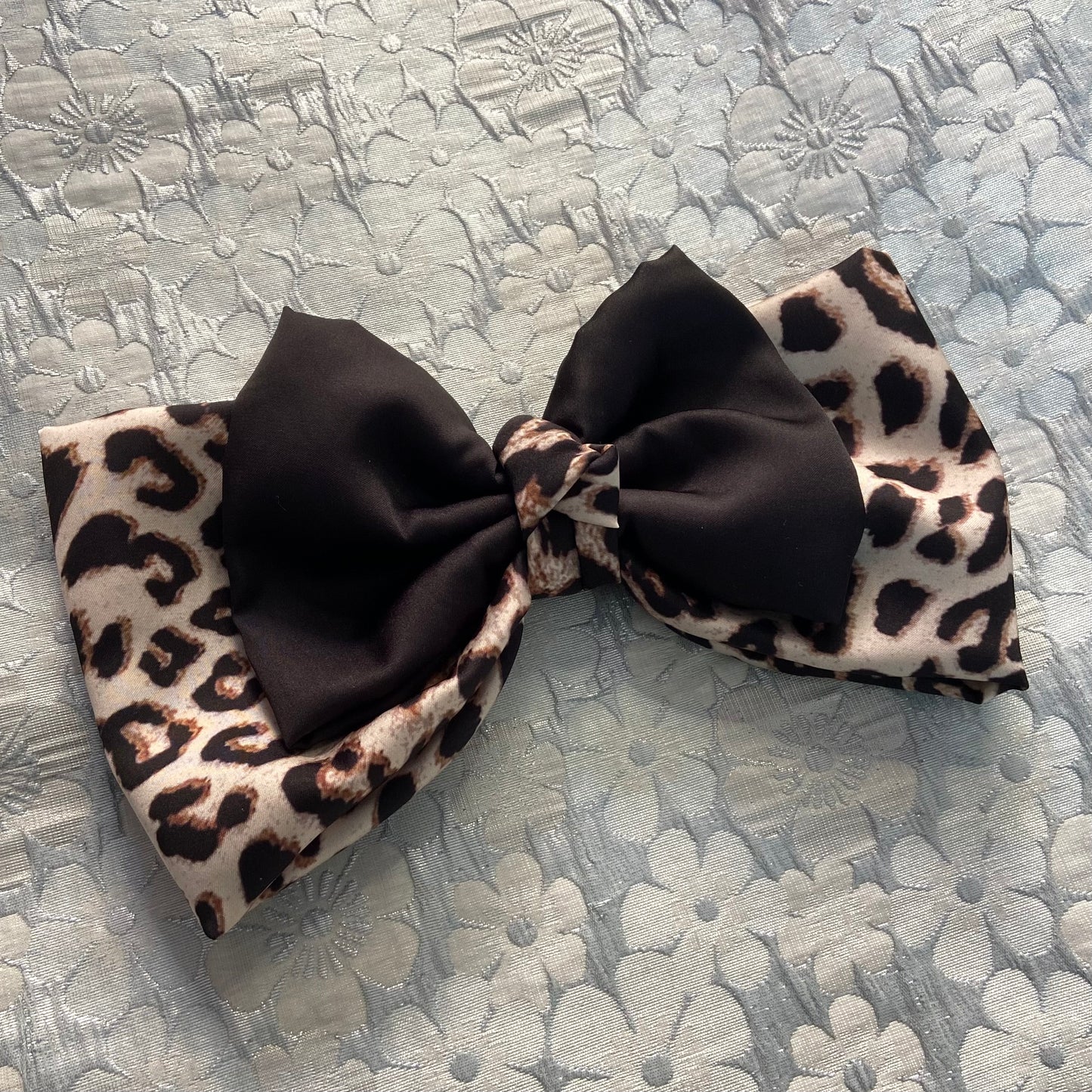 Double Leo Satin Bow