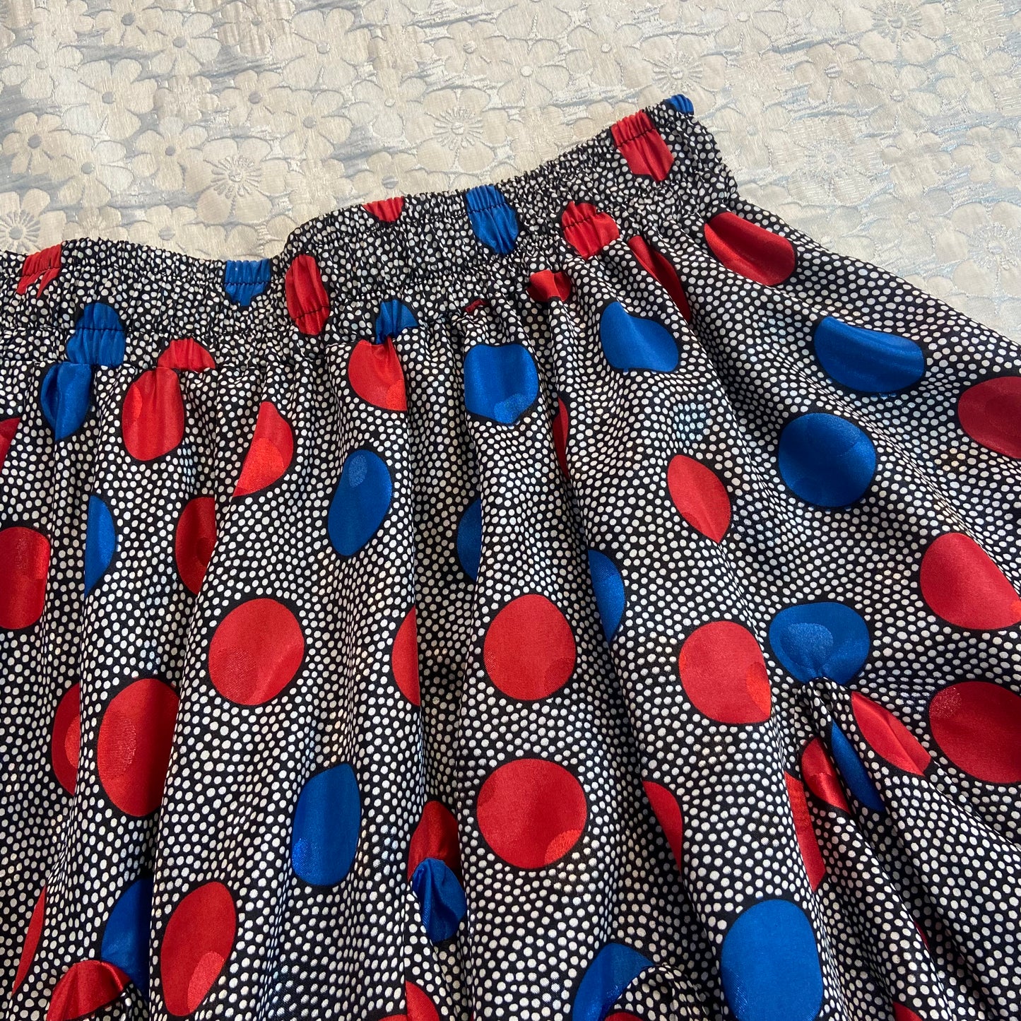 "80s Pattern" Fluffy Skirt