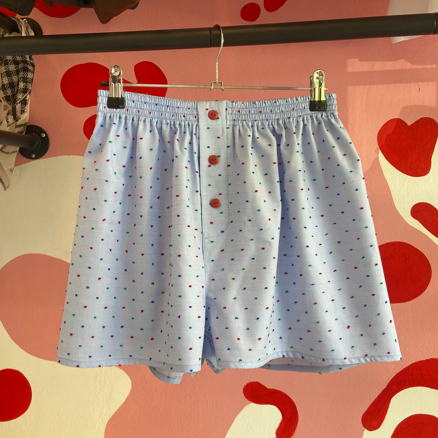 Blue Boxer Shorts