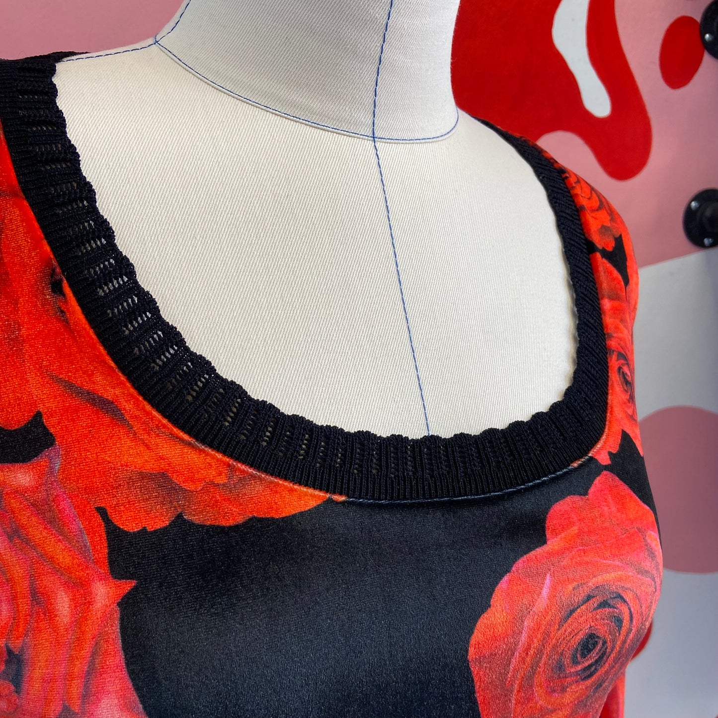 Rose Velvet Dress