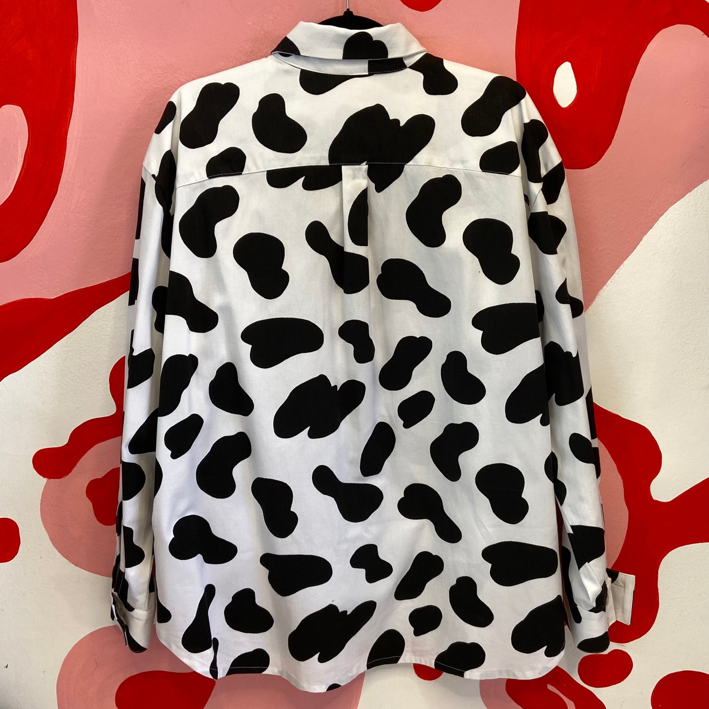 Cow Print Button Up