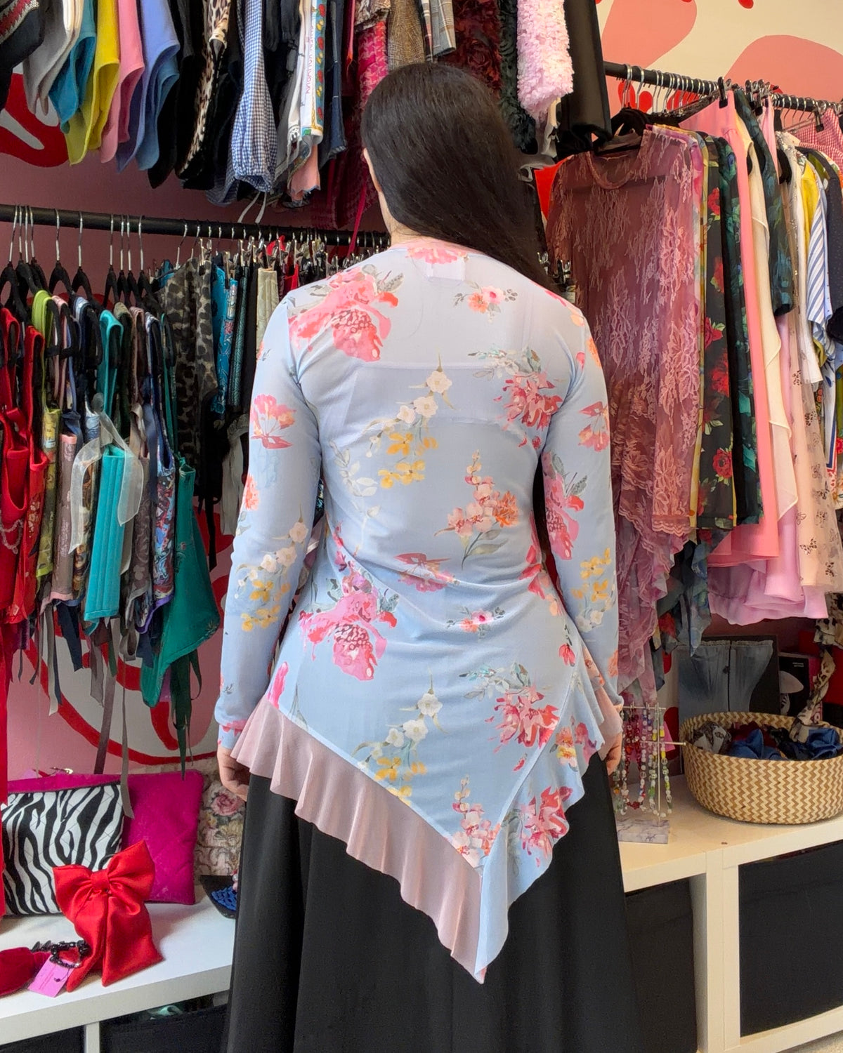 ‘Pin’ Frill Top