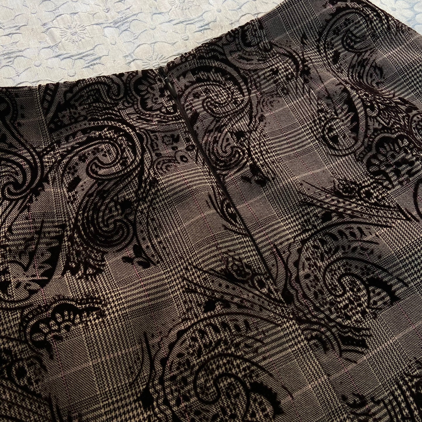 70’s Wool Corset & Mini Skirt Set