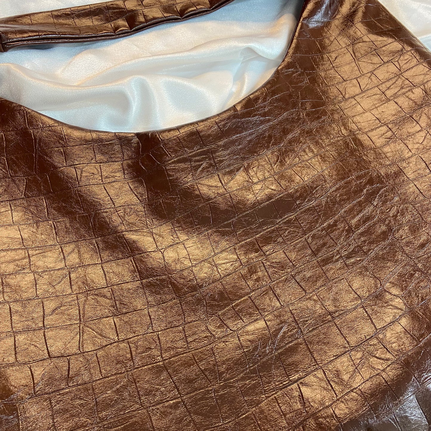 Oversized Brown Leather Bag