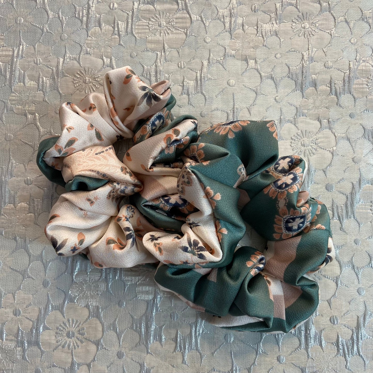 "Natural" Satin Scrunchy