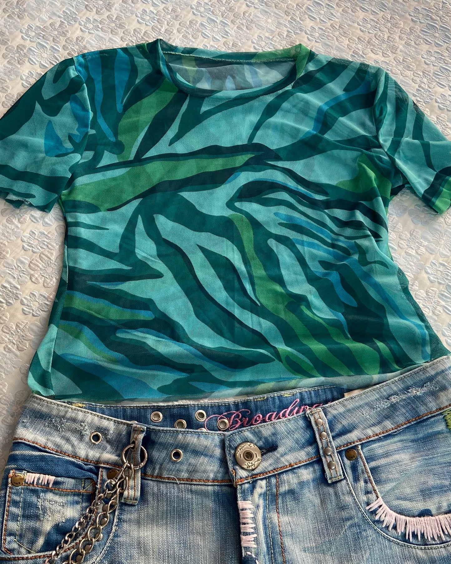 “Summer In Palermo” Denim Skirt