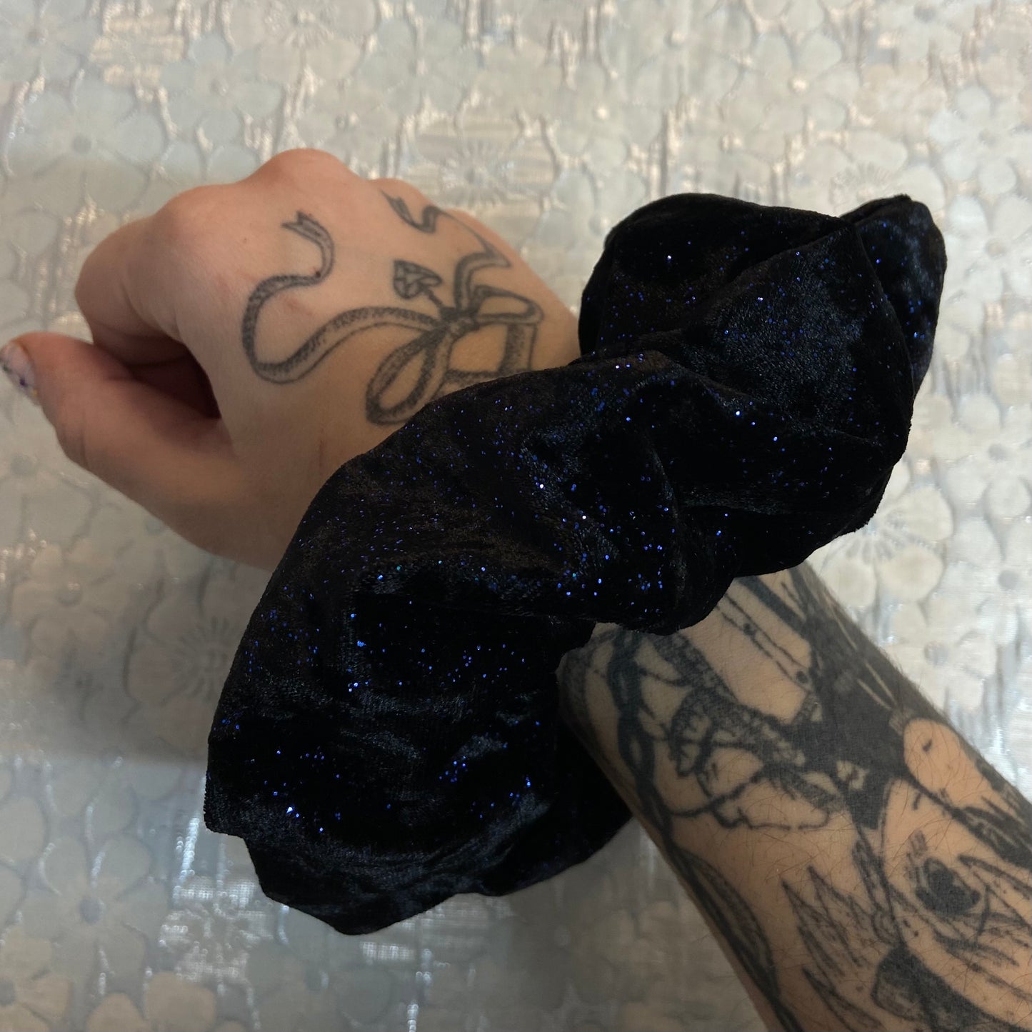 Galaxy Velvet Scrunchy