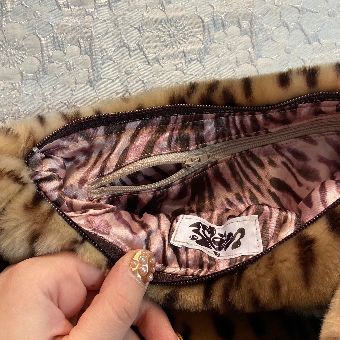 Spotted Fur Bag