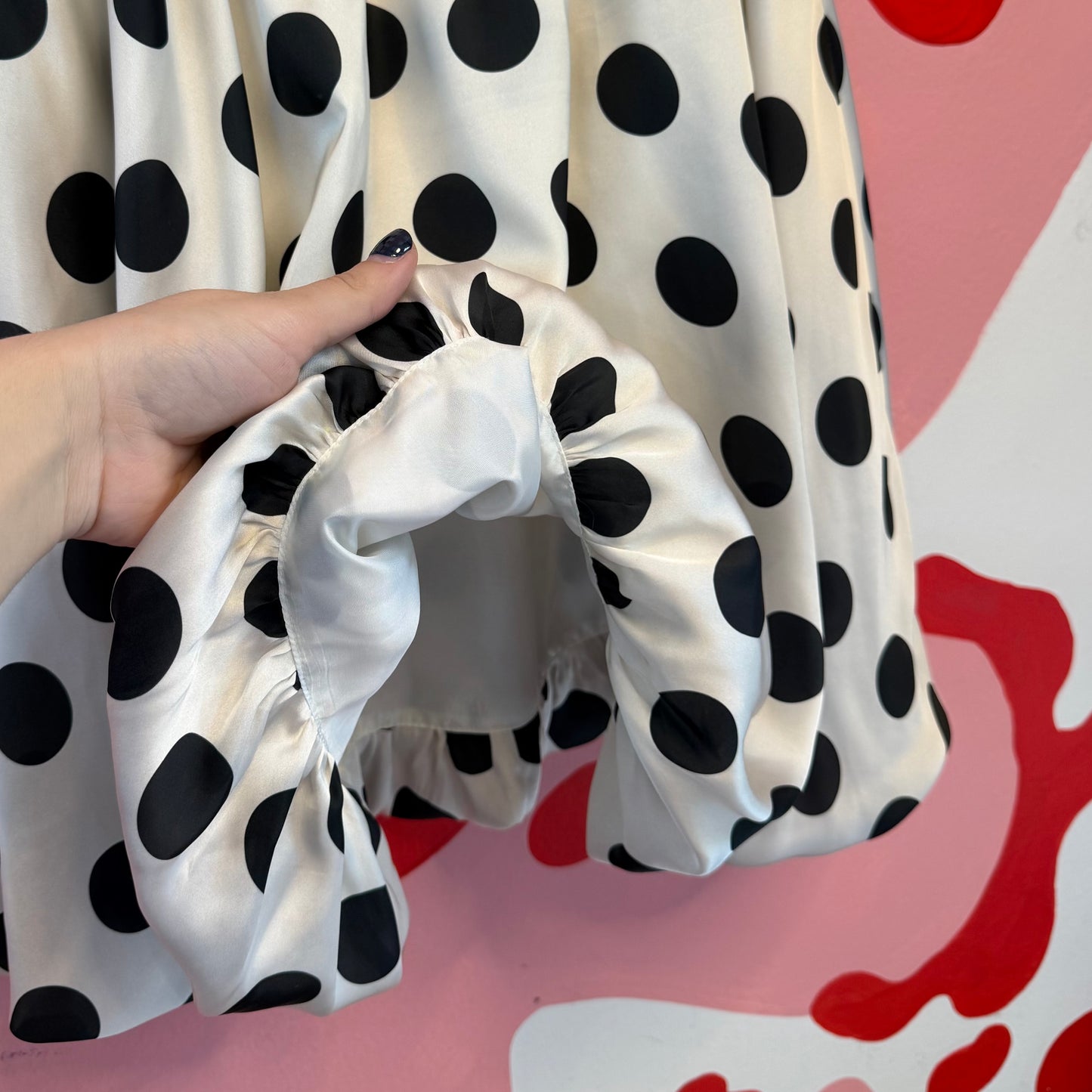 Polka Dot Mini Skirt