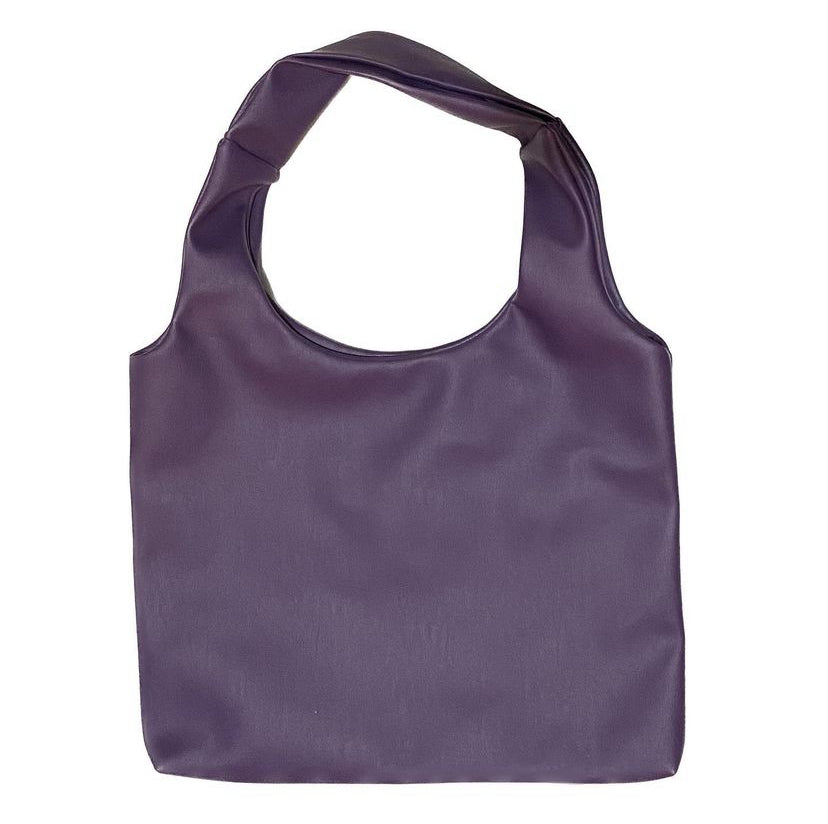Purple Leather Bag