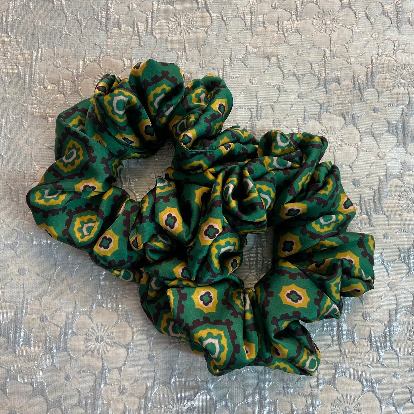 "Forest" Satin Scrunchy
