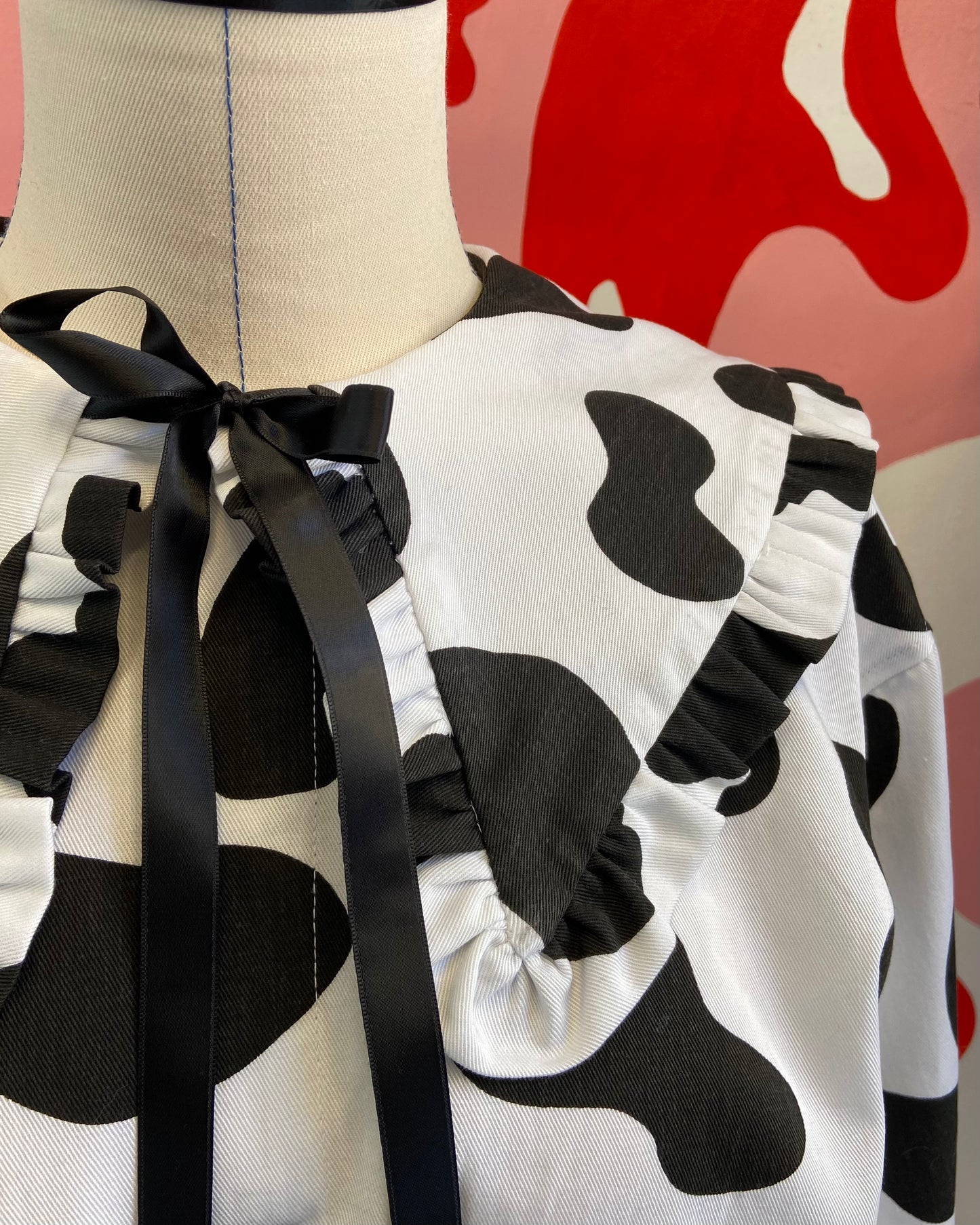 Cow Print Button Up