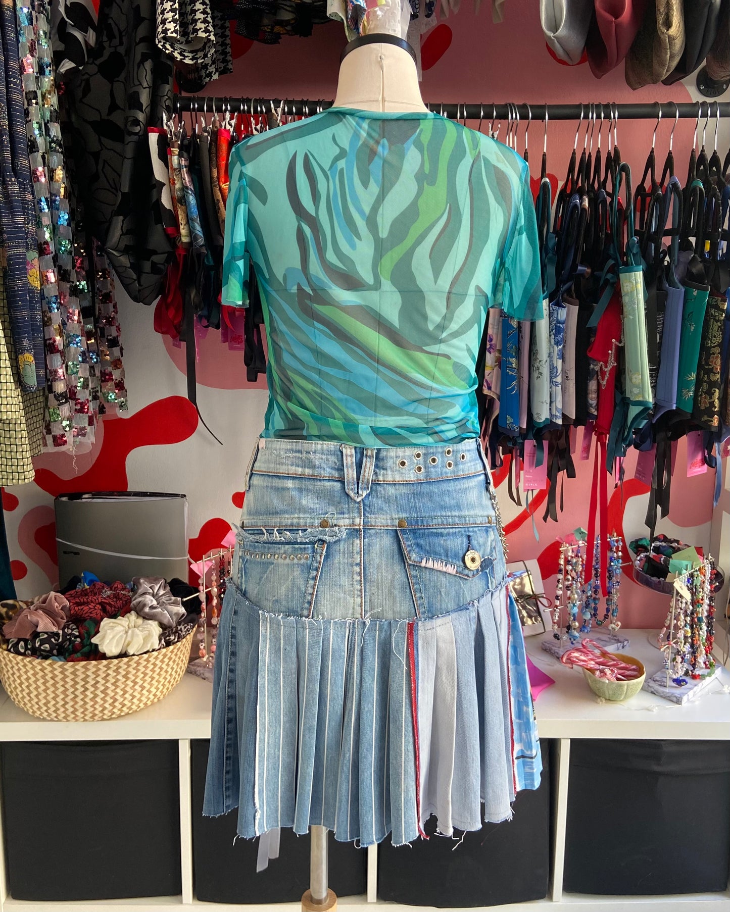 “Summer In Palermo” Denim Skirt