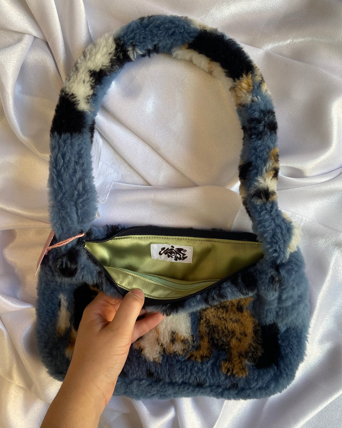 “Doggies Hanging Out” Fur Bag