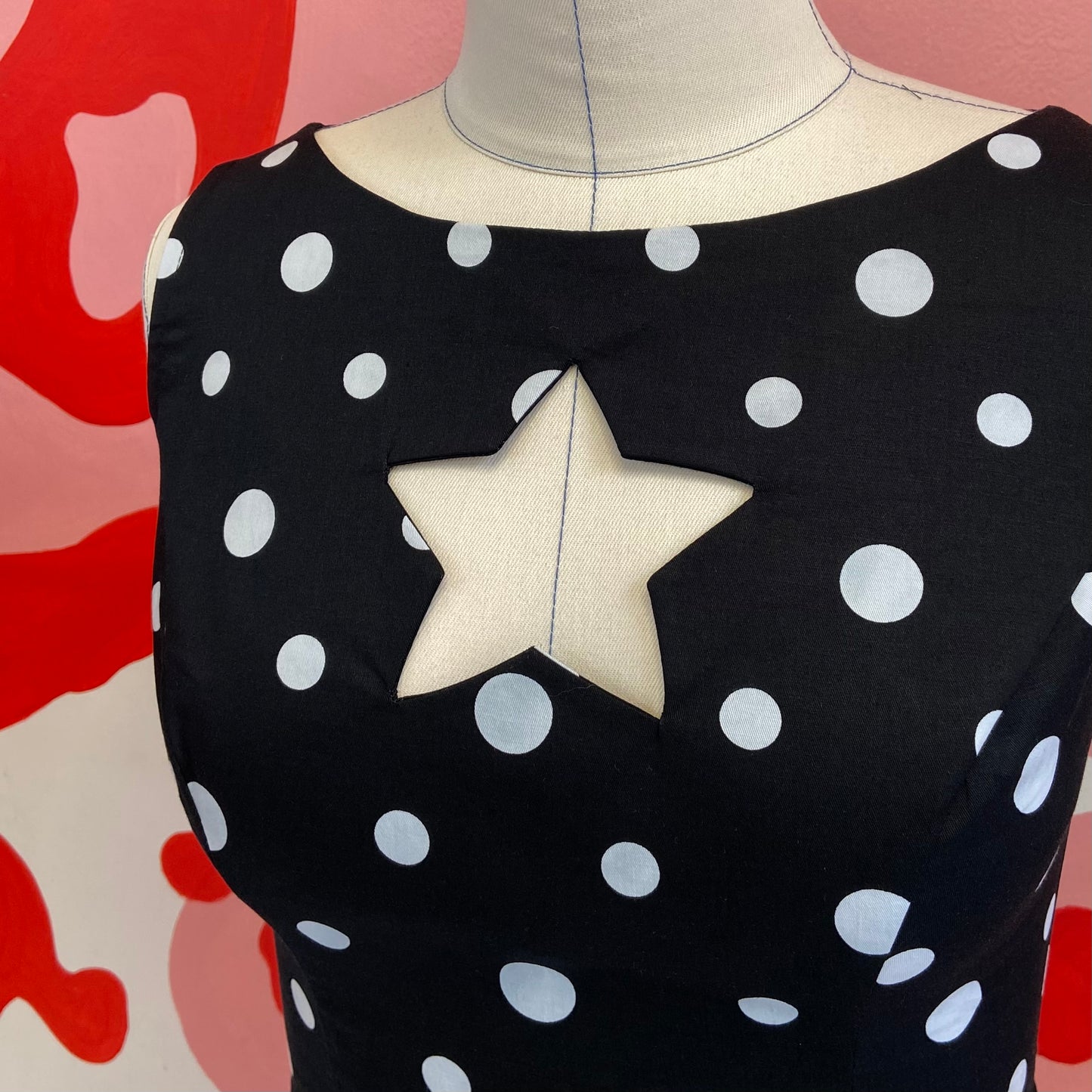 Polka Dot Star Top