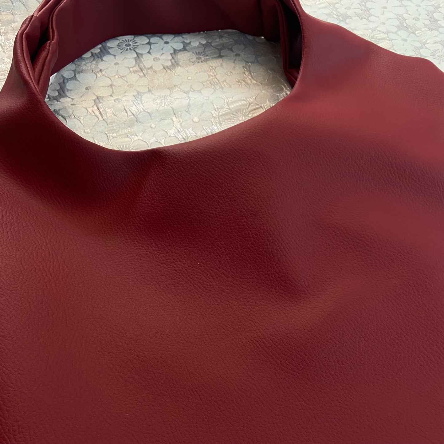 Cherry Red Leather Bag