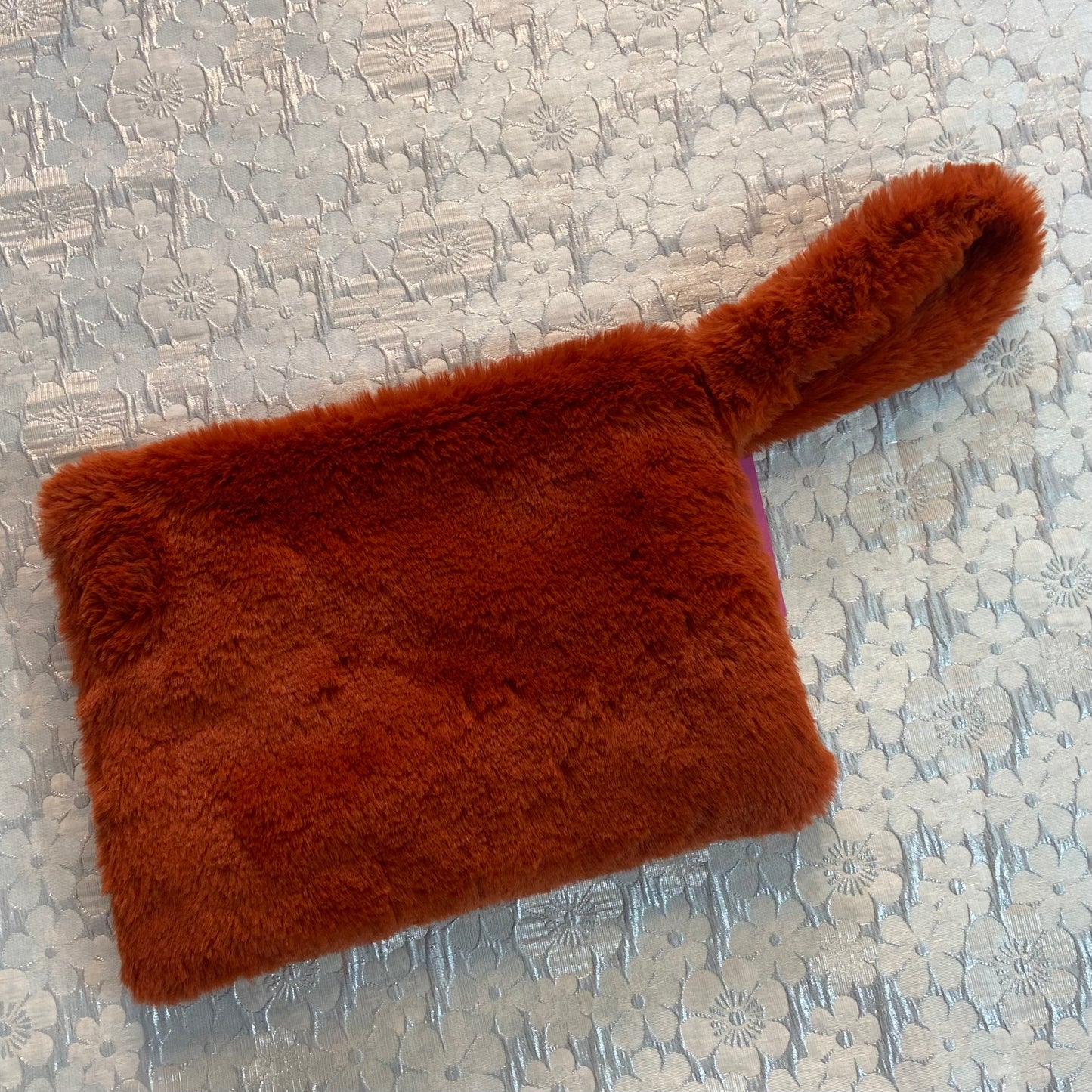 Peachy Fur Pouch