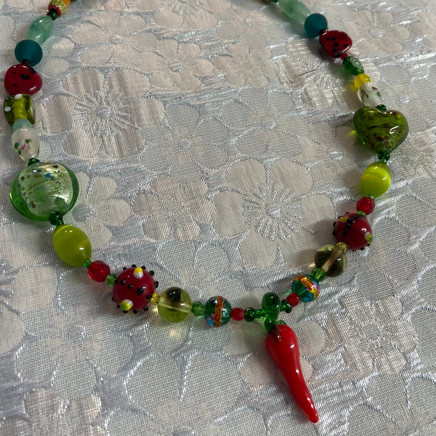 "Glass Pepper" Necklace