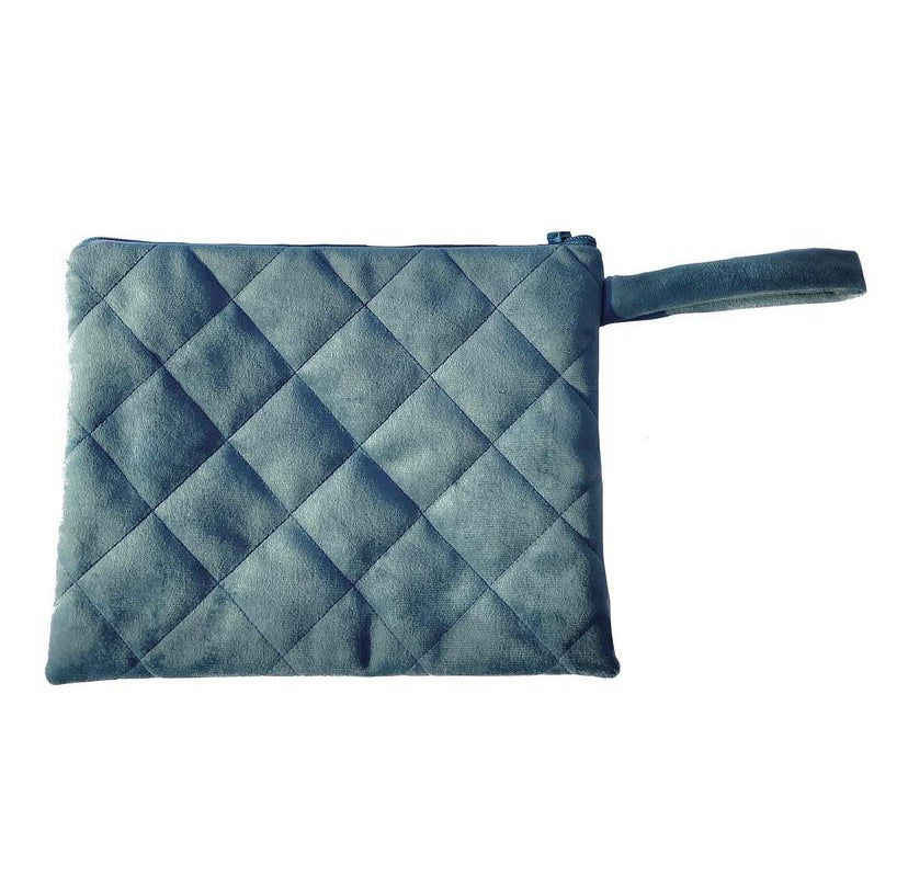 Blue Velvet Pouch