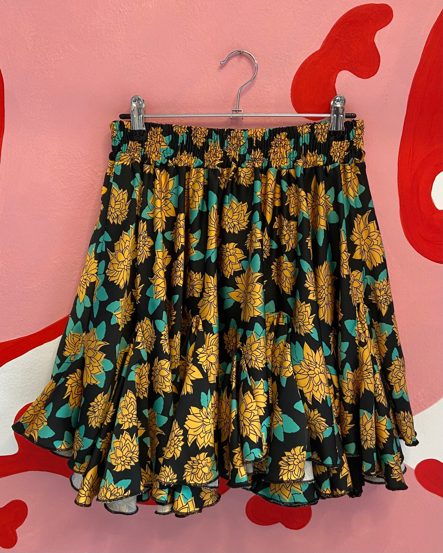 “Yellow Roses" Fluffy Skirt
