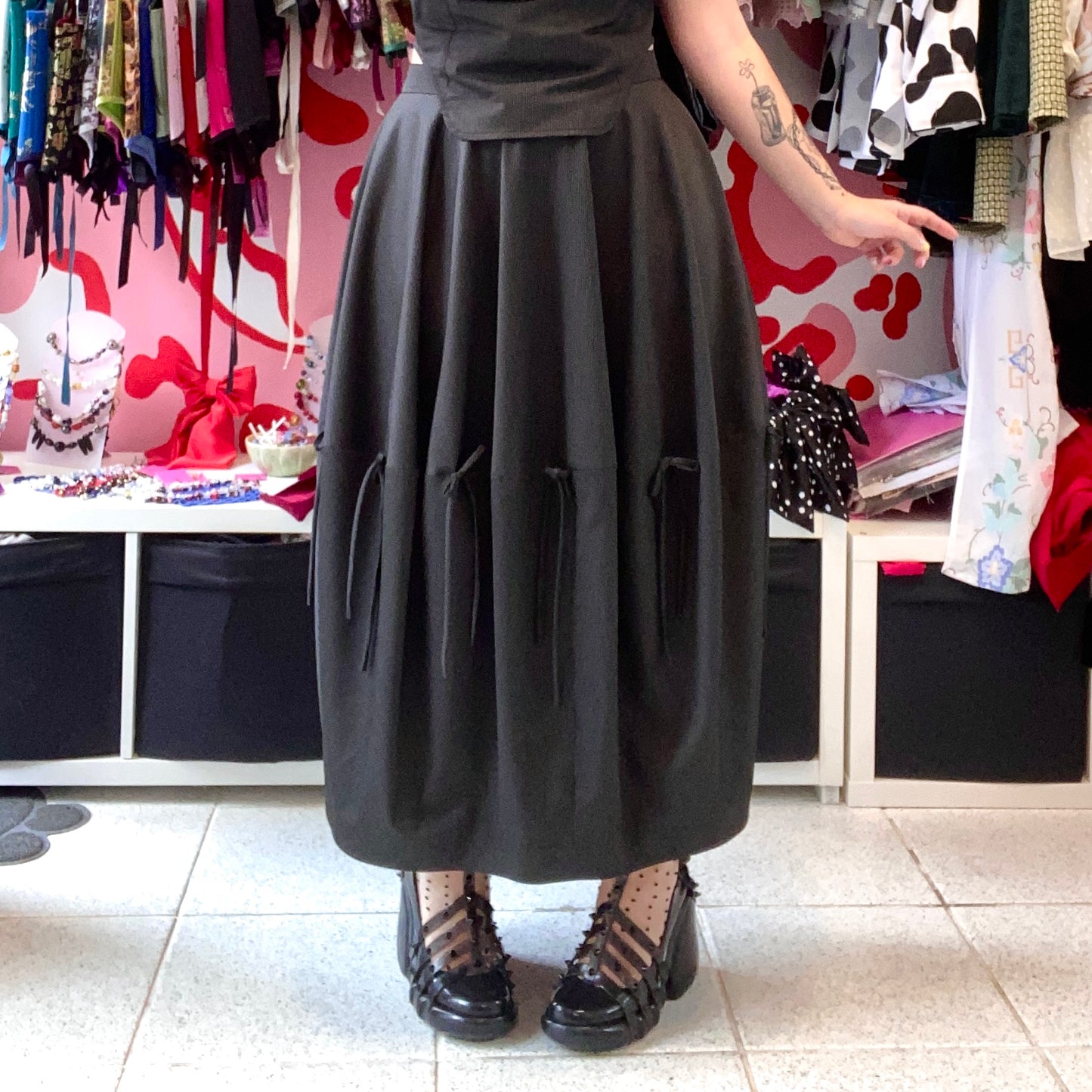 Polka Dot Tulip Skirt