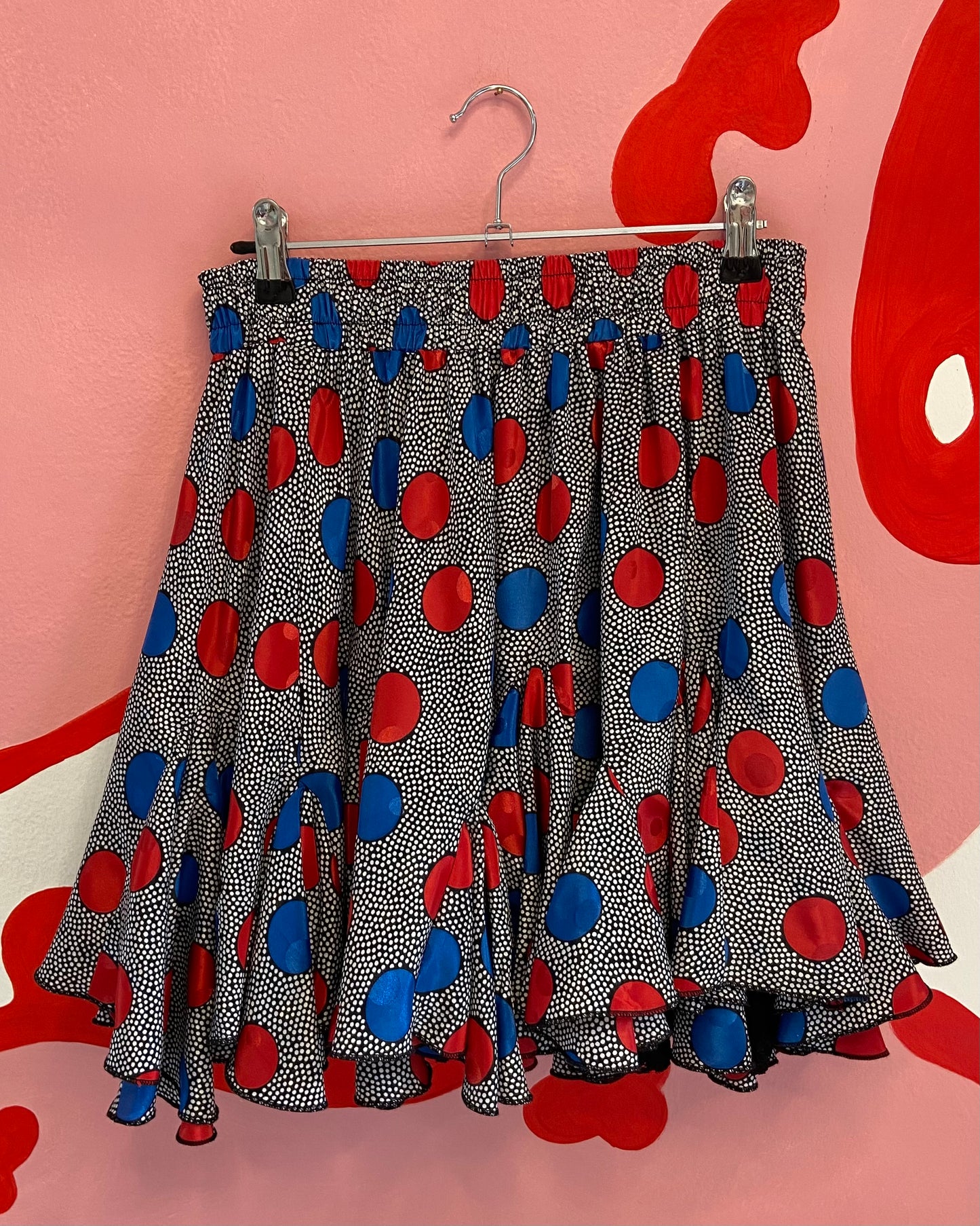 "80s Pattern" Fluffy Skirt