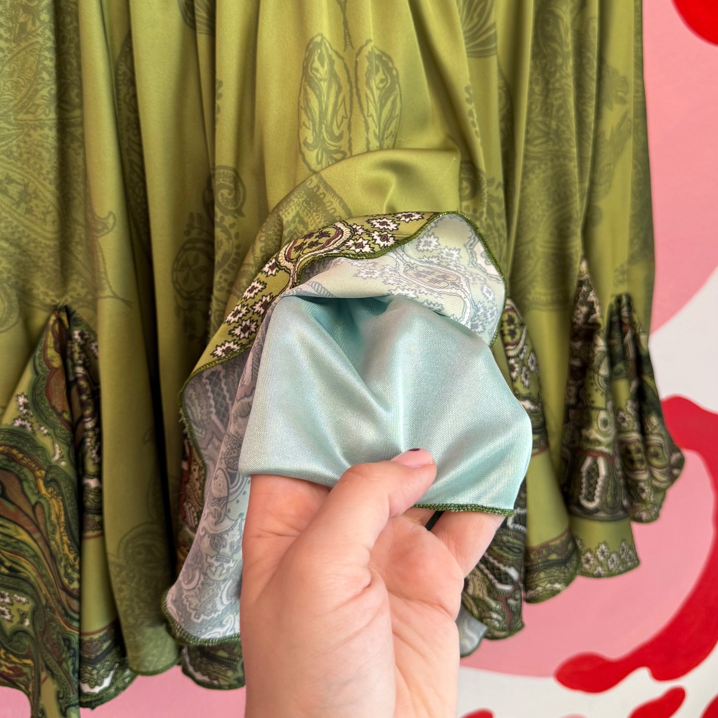 Flowy Green Skirt