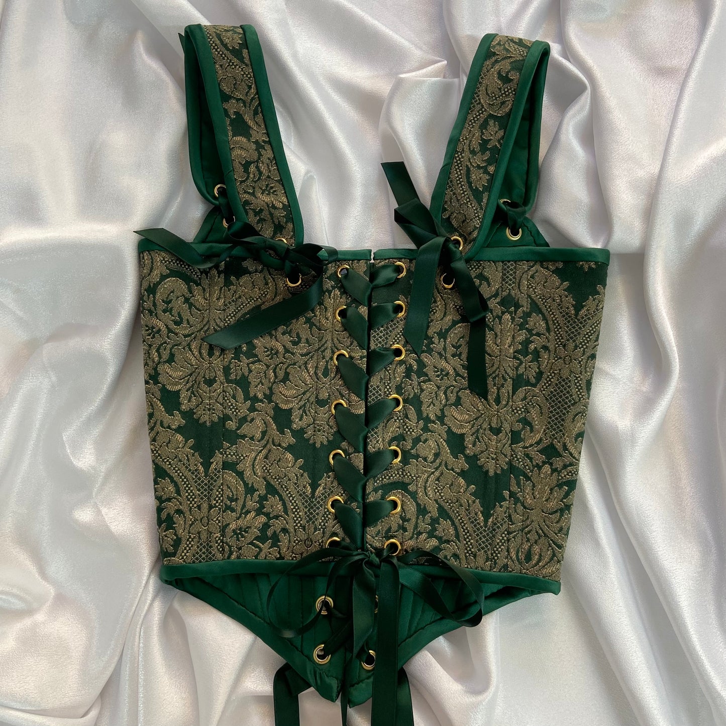 Empress Golden Corset (open front/back)