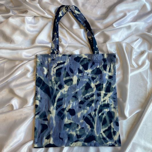 Bleached Jean Tote