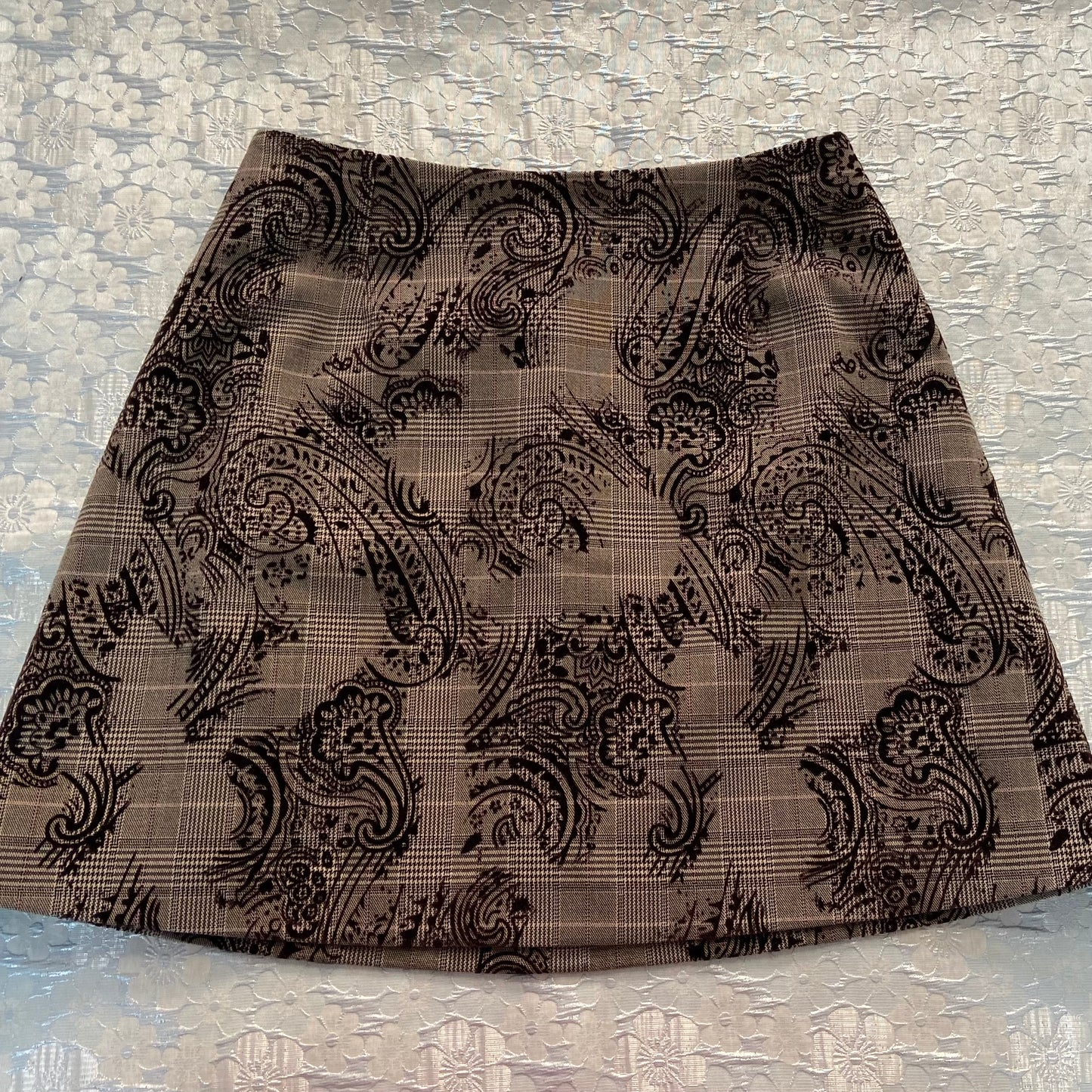 70’s Wool Corset & Mini Skirt Set