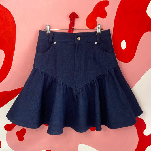 “Flow” Denim Skirt