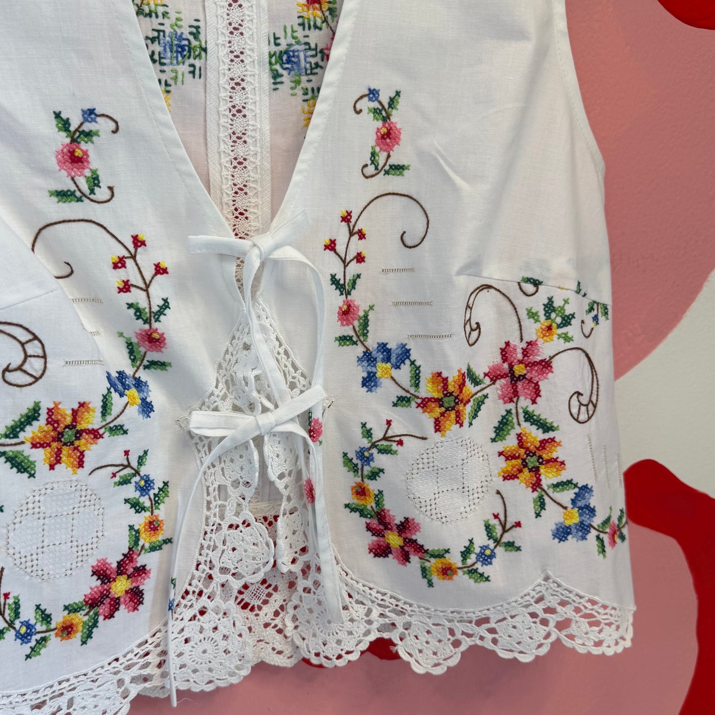 Flower Stitched Vest Vol.6