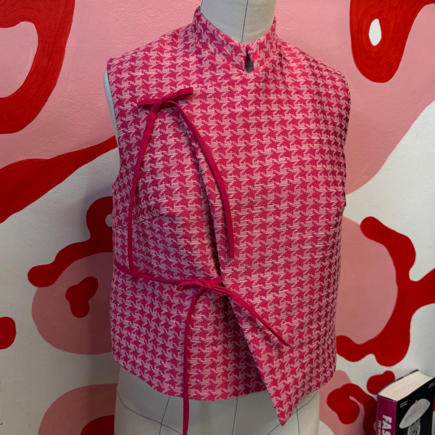 Pink Asymmetrical Vest