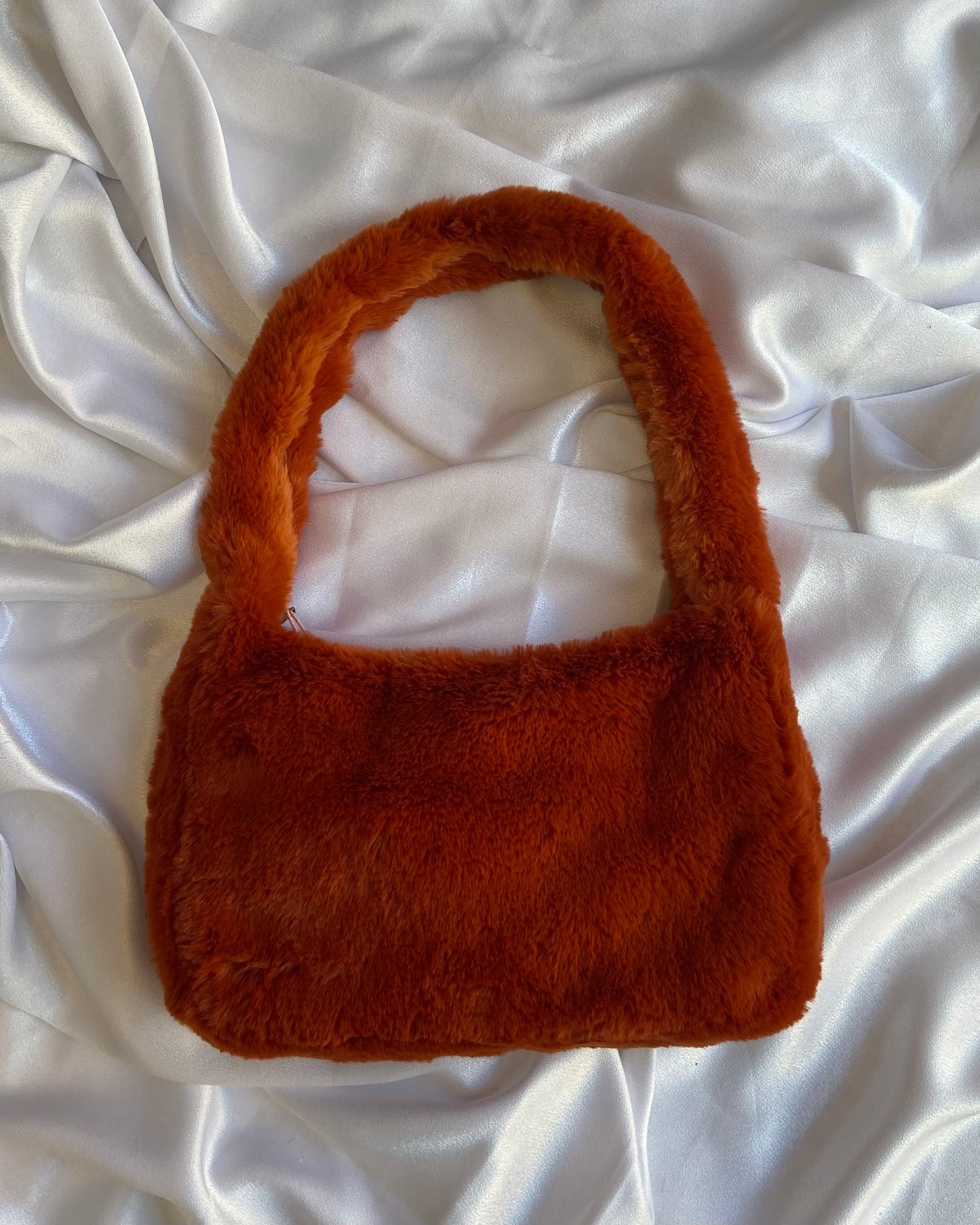 Peachy Fur Bag