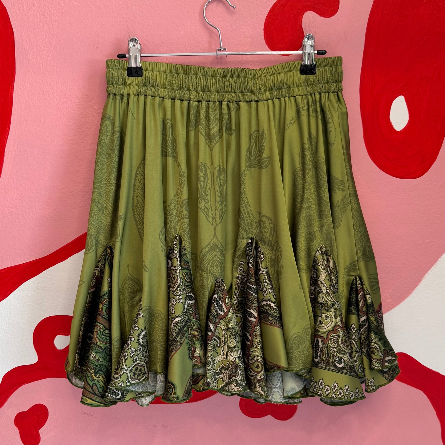 Flowy Green Skirt