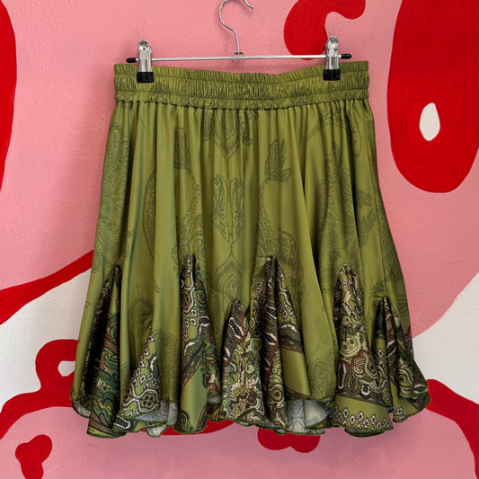 Flowy Green Skirt