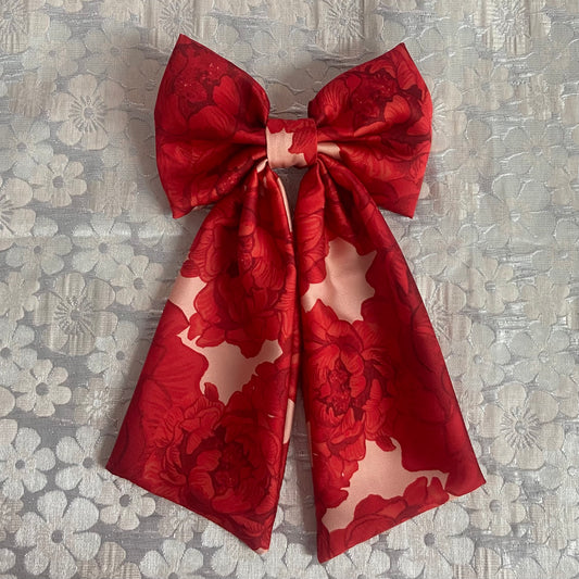 Roses Satin Bow