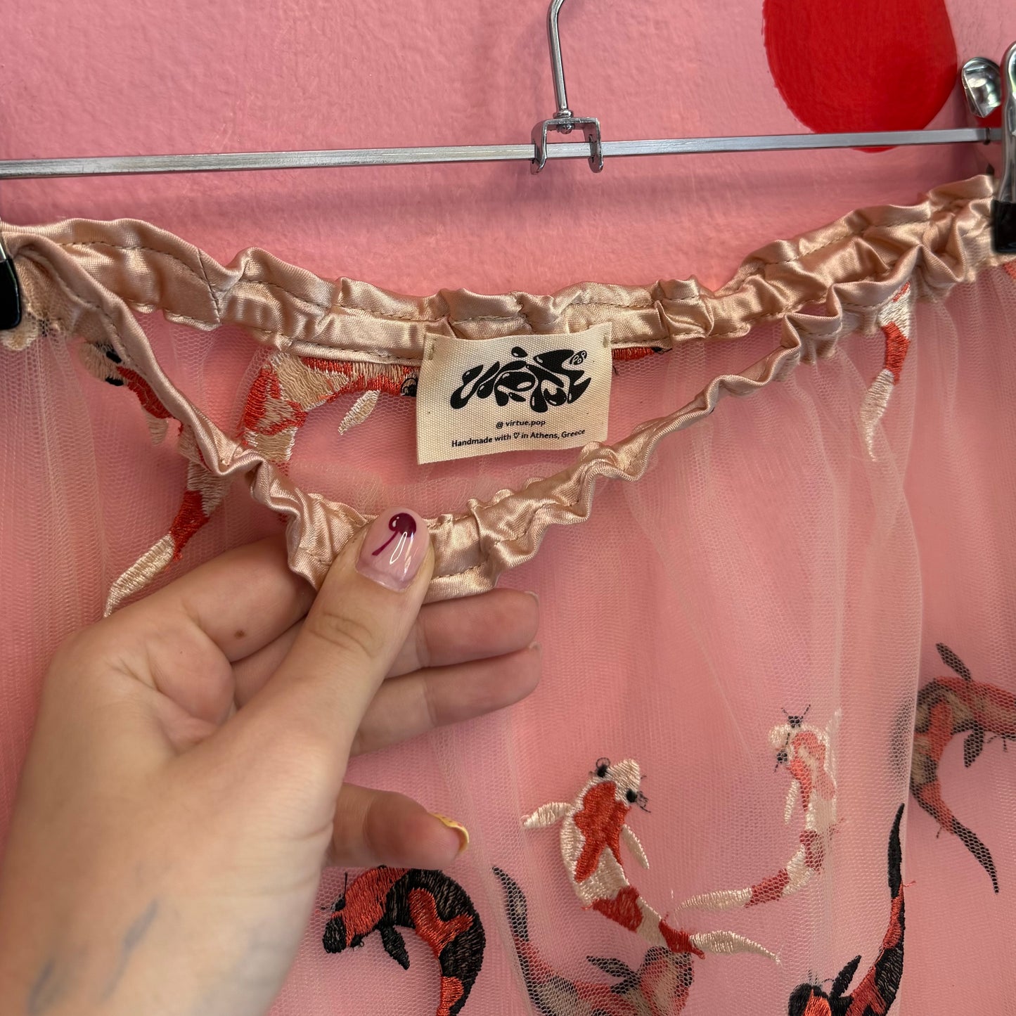 Embroidered Koi Fish Skirt