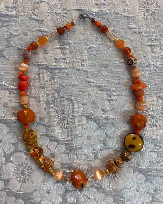 “Orange Cat” Necklace