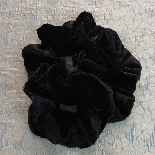 Black Velvet Scrunchy