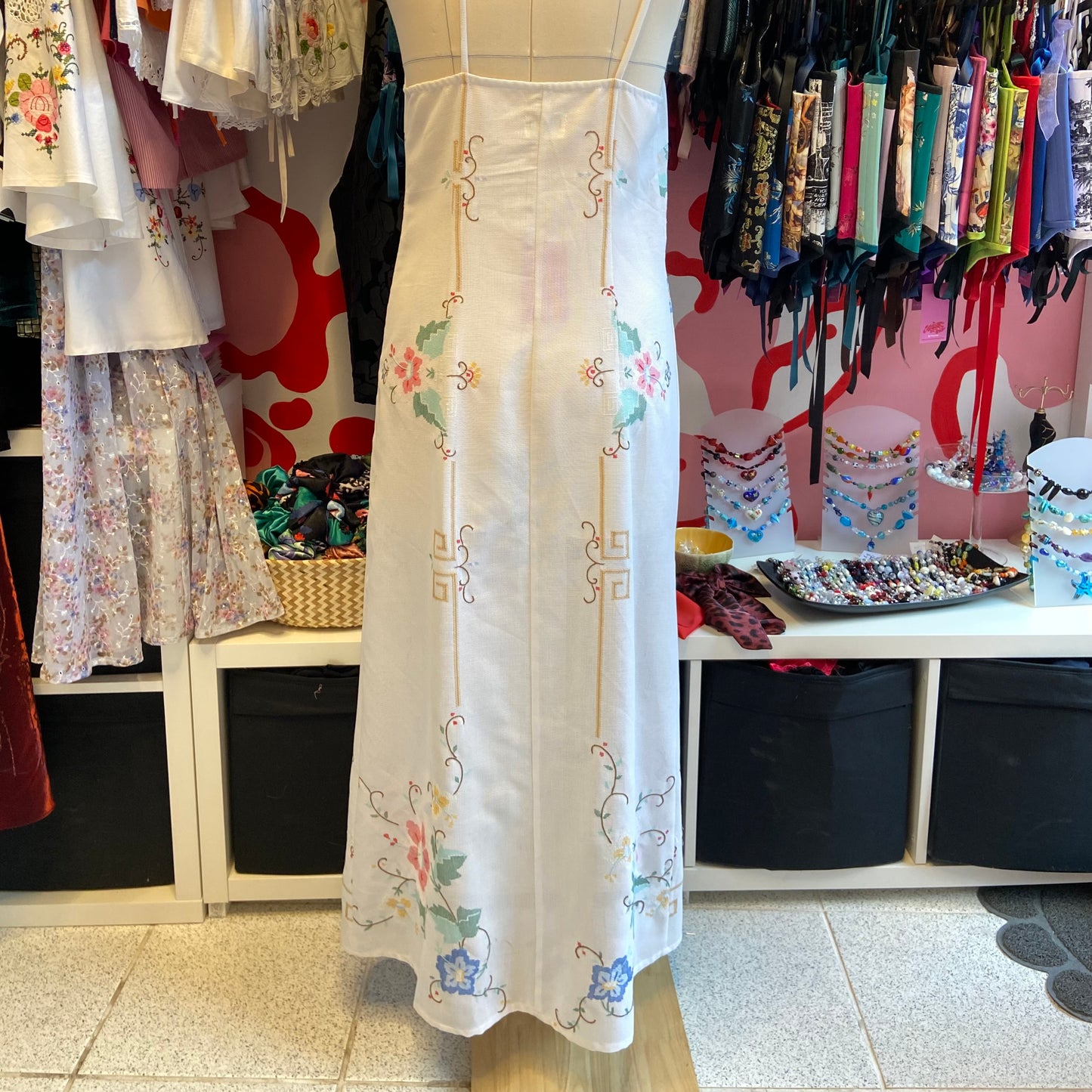 Flower Stitched Summer Top