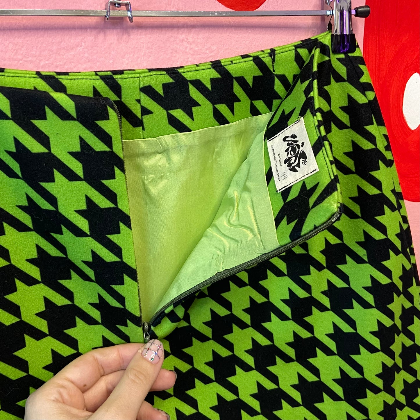 ‘Green Hollywood’ Mini Skirt