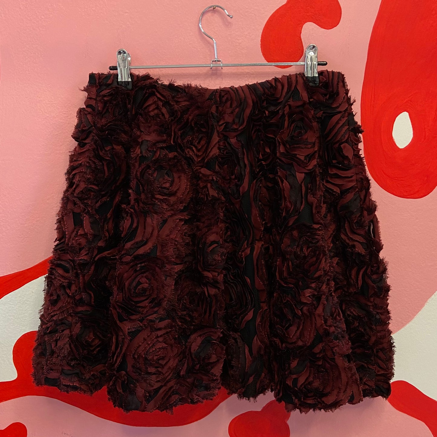 ‘Deep Flower Dream’ Mini Skirt