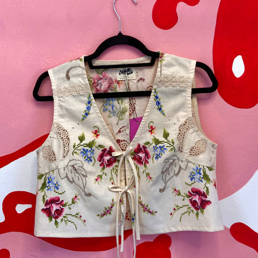 Flower Stitched Vest Vol. 4